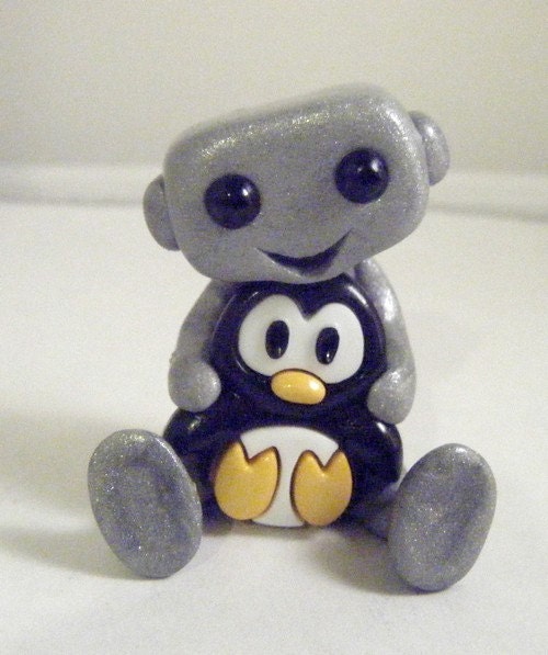 Robot & His Penguin Buddy