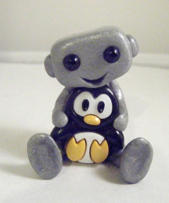 Robot & His Penguin Buddy