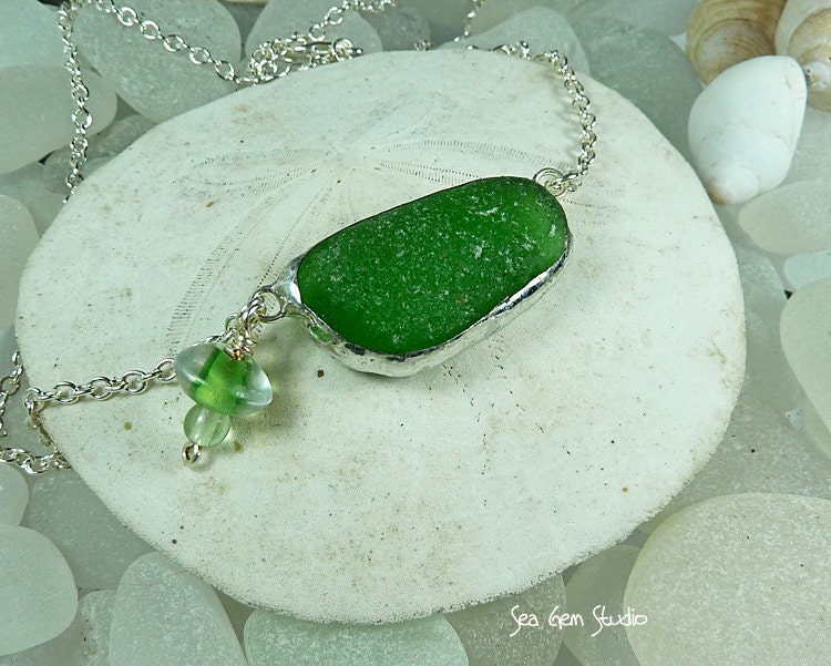 Pure sea glass necklace, sea glass jewelry, sea glass necklace, nautical, beach glass necklace, beach wedding