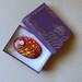 Painted rock stone art  turquoise fish magnet