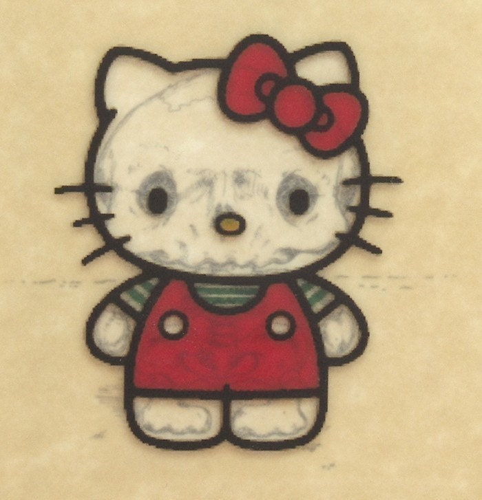 Hello Kitty Skeleton (Panel)