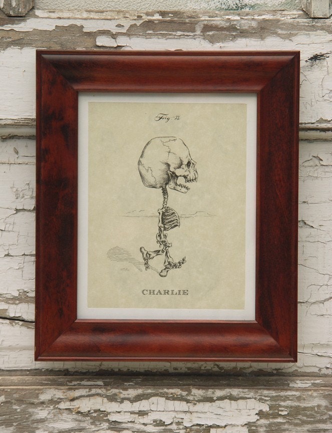 Hello Kitty Skeleton Print 8x10