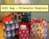Printable Bag TEMPLATE - Make Your Own Gift Bags