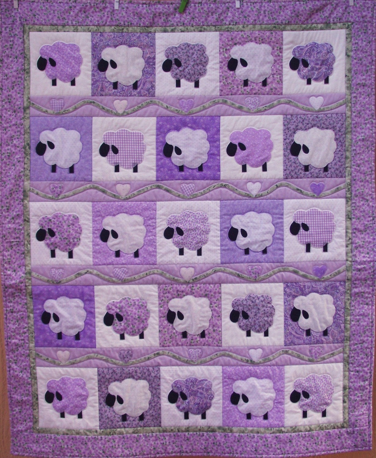 Lavender Lamb Quilt