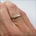 Organic 14K Yellow Gold Feather Ring - Feather's Gold