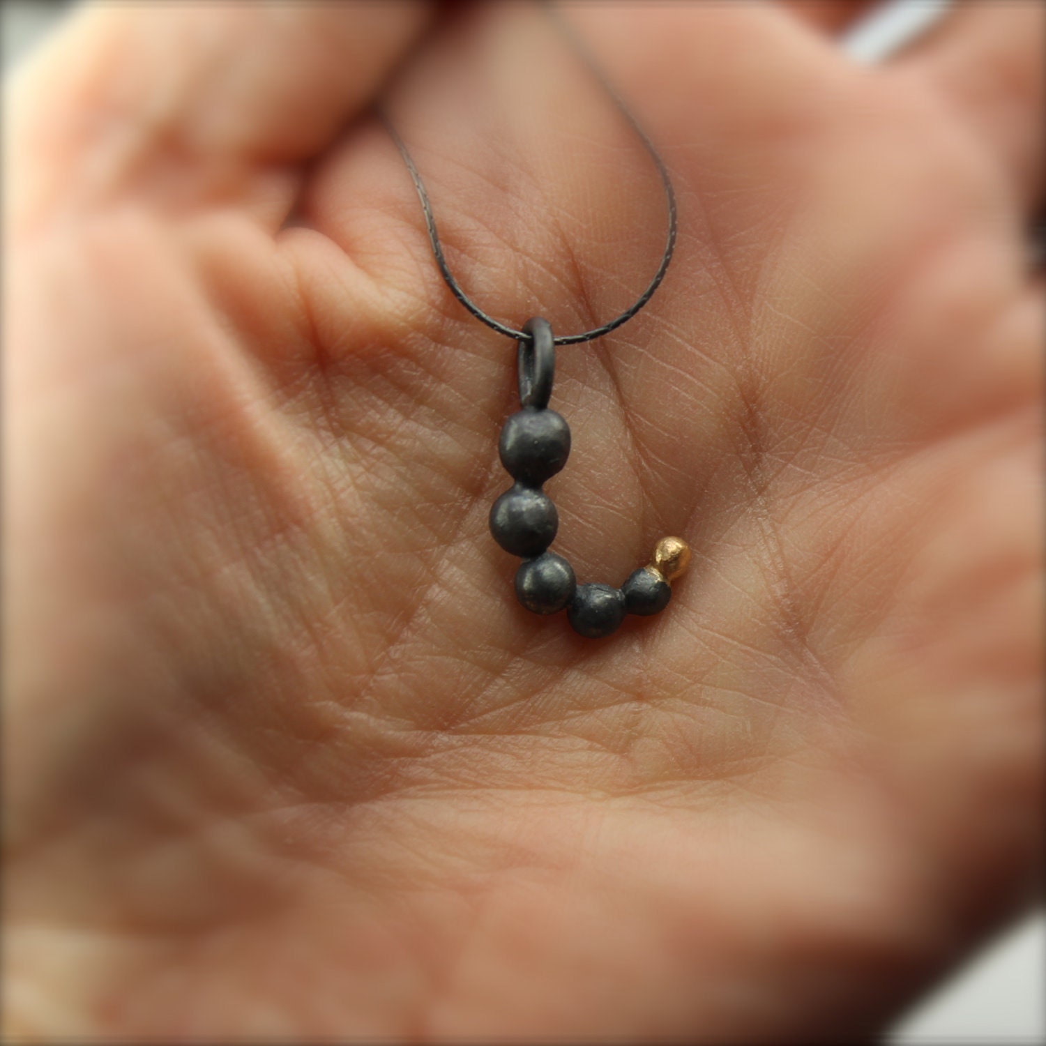 Silver Gold Scorpion Tail Necklace - Scorpio