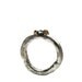 Primitive Silver Gold Black Diamond Ring - Primeval Brilliance