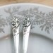 Silverware, Tea Spoons, Evening Star Pattern