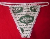 Womens NEW YORK JETS G-String Thong Lingerie Football Panty Underwear