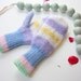 Women mittens, winter gloves, knit girls accessory