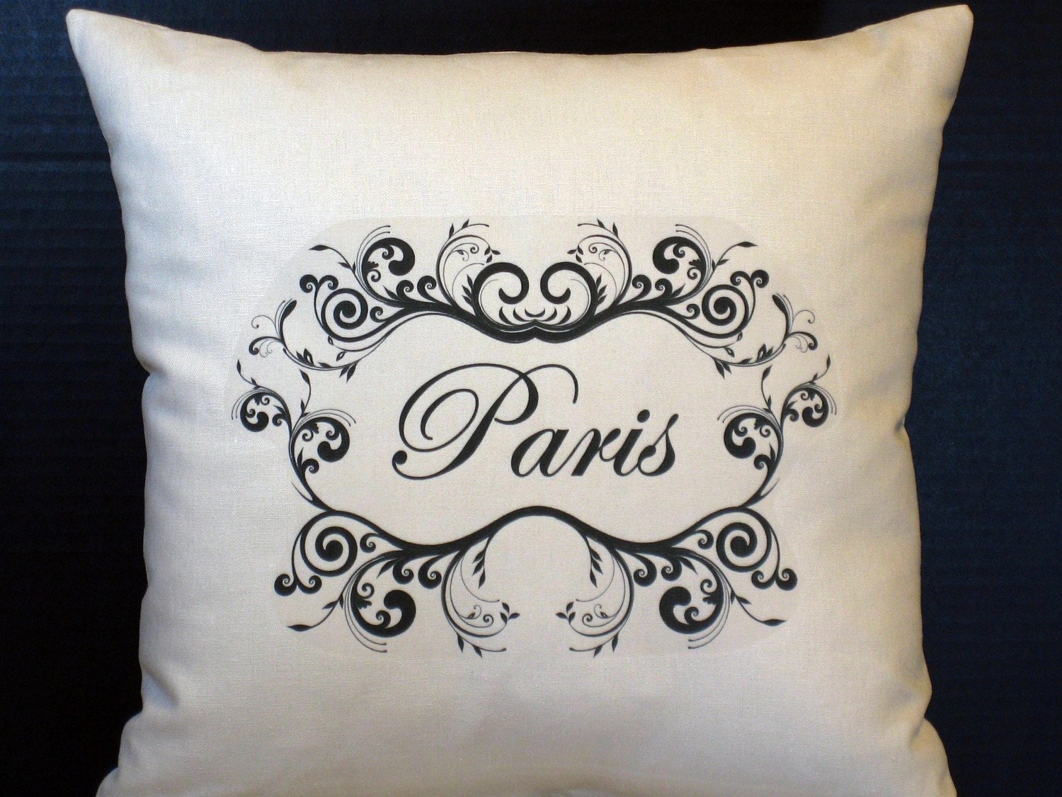 Pillow Beautiful Paris French Design by WordGarden on Etsy