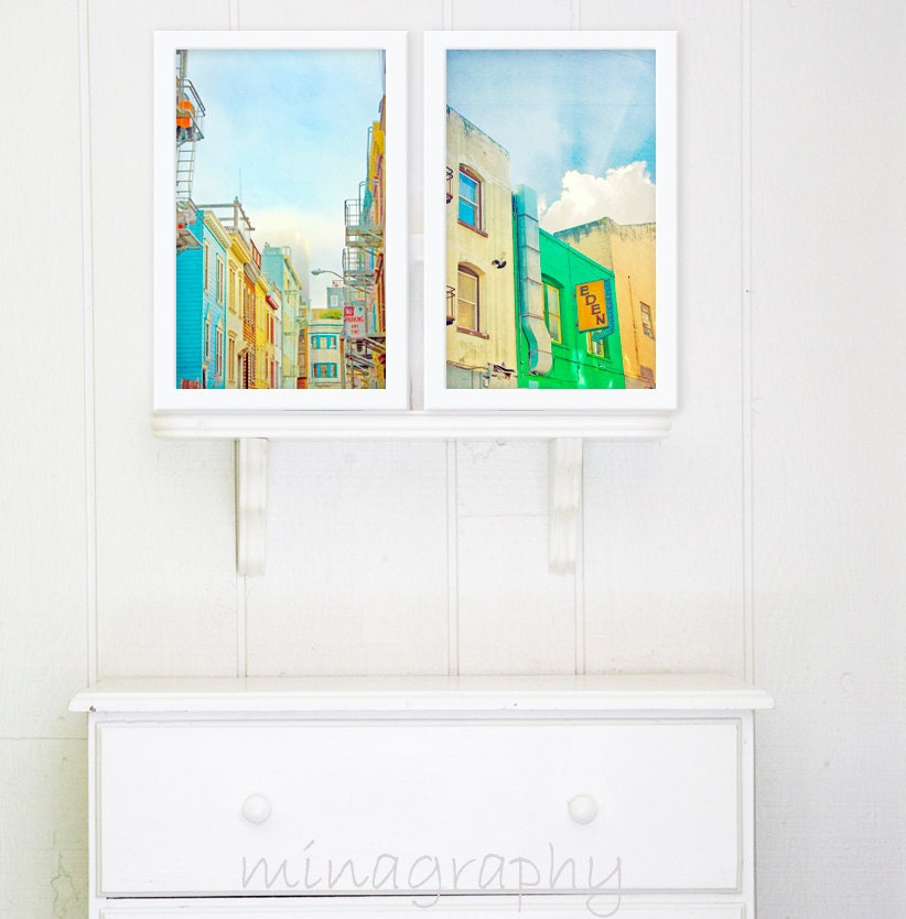 San Francisco - California Dreaming - Instant Collection - Two 8x10 Prints