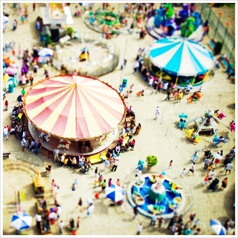 Coney Island Carnivale - Original Photography 8x8