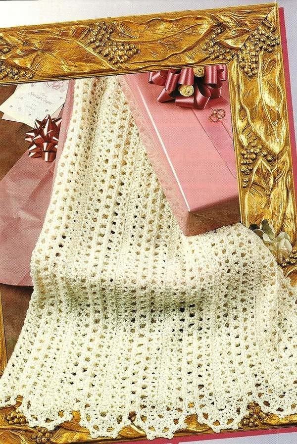 X333 Crochet PATTERN ONLY Lacy Mile a Minute Strip Afghan Pattern