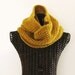 Infinity scarf, chunky scarf, chunky infinity scarf, yellow scarf, mustard scarf, golden, cowl, easter, spring scarf, winter scarf