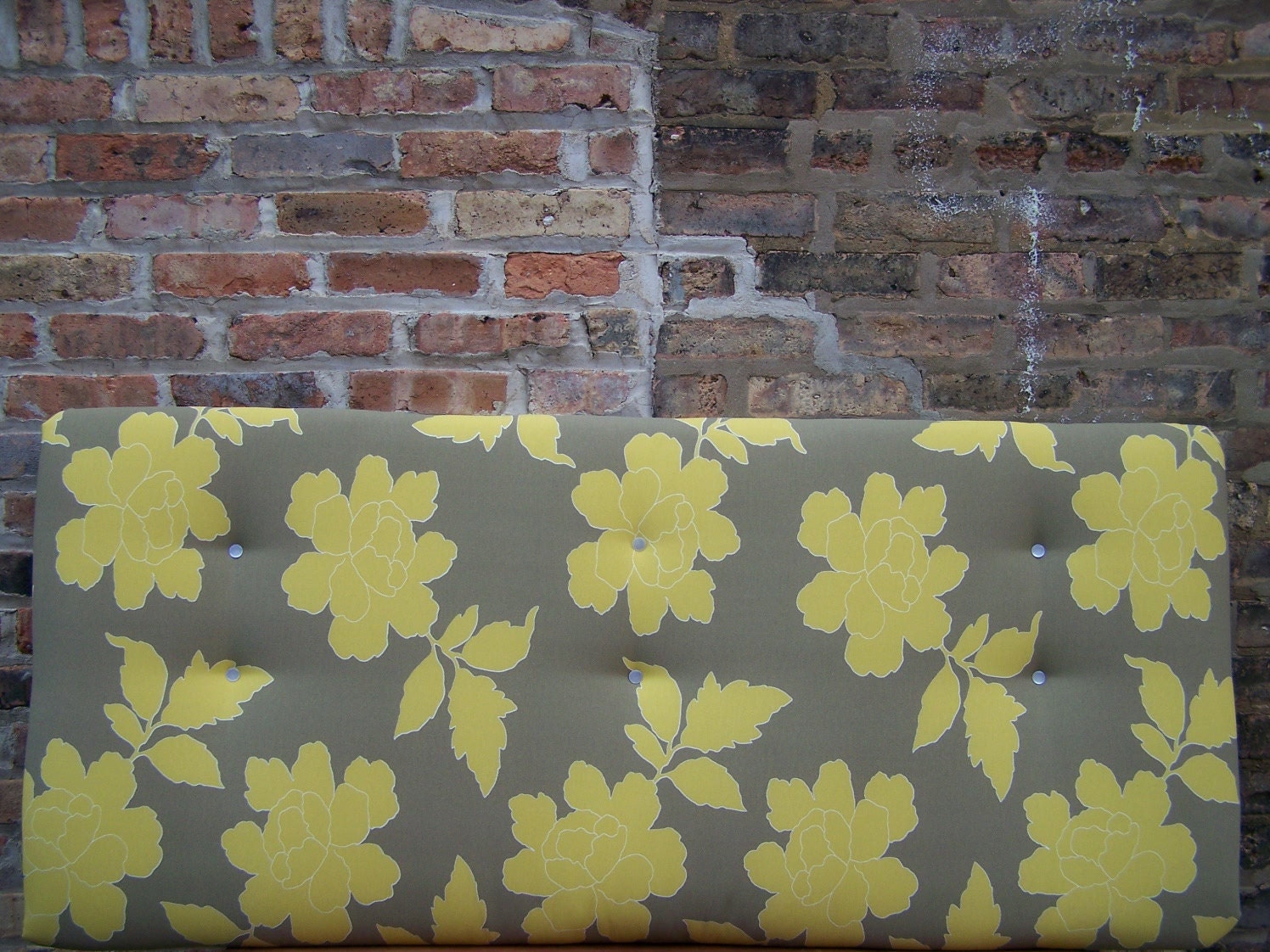 Custom Upholstered Queen Headboard (RESERVED for Abby)