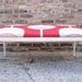 Beautiful Ottoman Upholstered In Thomas Paul Fabric