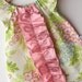 Flutter Sleeve Ruffle Peasant Dress in Mod Pink Floral-6m, 9m, 12m, 18m, 2T, 3T, 4T, 5, 6 by Smashed Peas and Carrots