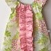 Flutter Sleeve Ruffle Peasant Dress in Mod Pink Floral-6m, 9m, 12m, 18m, 2T, 3T, 4T, 5, 6 by Smashed Peas and Carrots