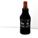 Geeky Beer Cozy Periodic Table Bottle Black Neoprene