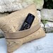 Woodgrain Pocket Pillow for Remote Controller