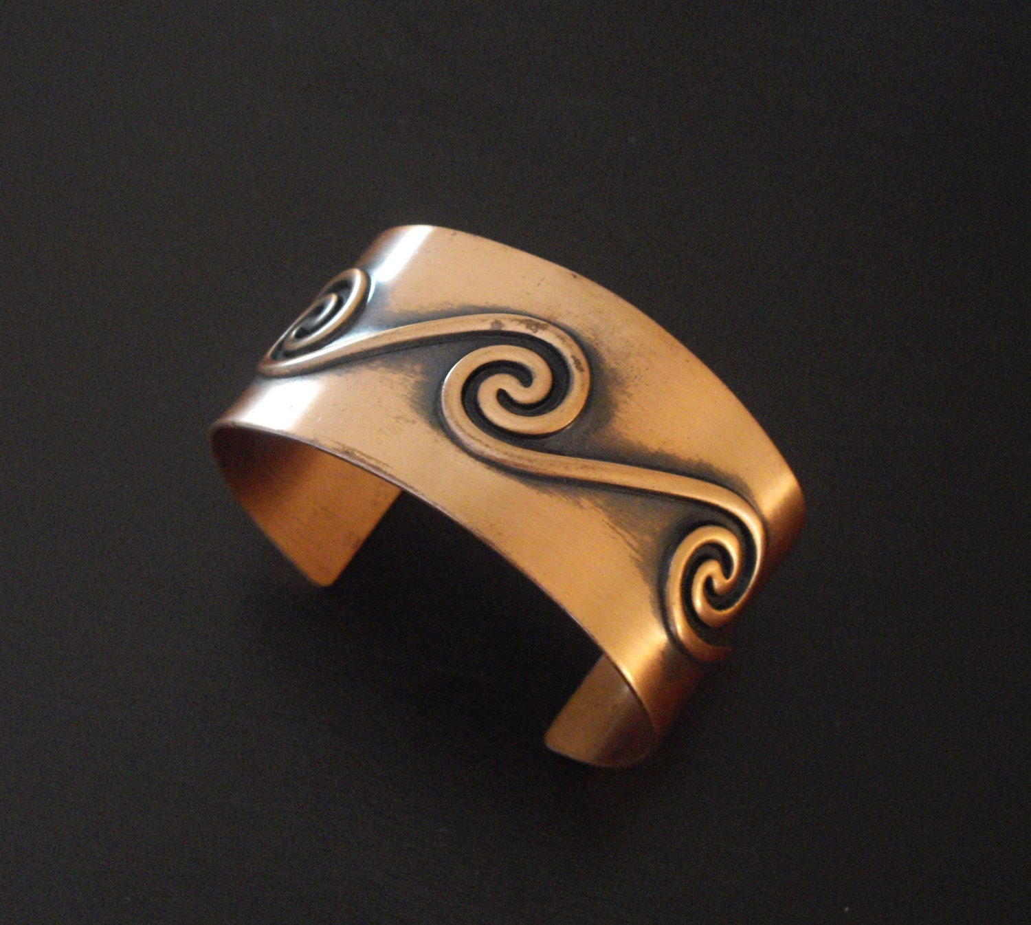 Vintage Bell Trading Post Copper Cuff Bracelet