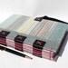 Journal or Sketchbook from Recycled Vintage Book Covers - Eco Friendly Rebound Upcycled - Pastel Stripes - Handmade