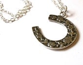 Sterling Silver Horseshoe Necklace