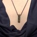 Ampersand Letterpress Necklace - Brass Letterpress Necklace - Personalized - Other Letters Available