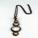 Brass Circles Pendant - Gwen Delicious Jewelry Designs GDJ