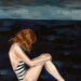 Dark Seas . giclee digital art print of acrylic painting