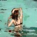 Favorite Place . giclee digital art print of acrylic painting with turquoise and teal