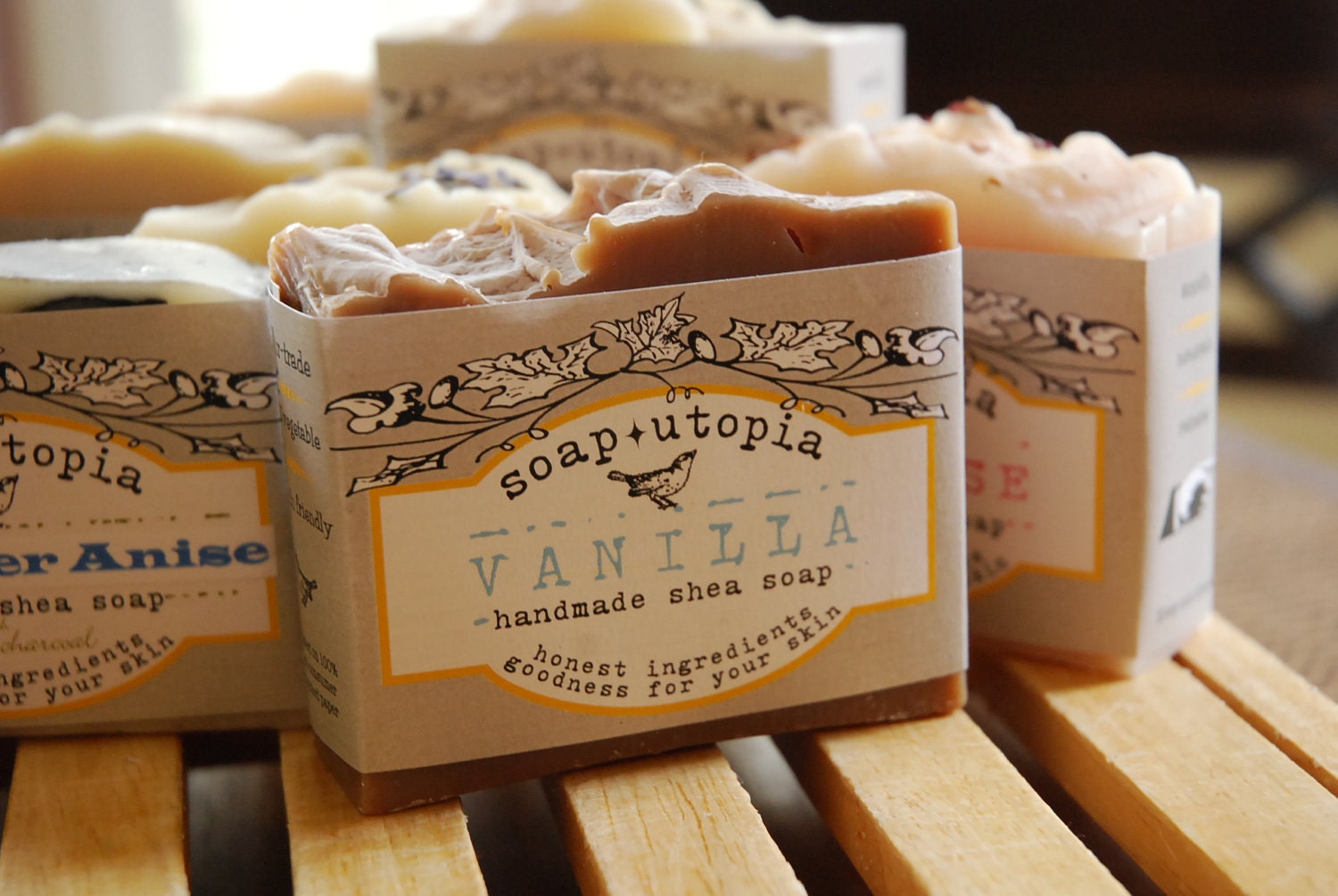 Handmade Vanilla soap - 4 oz. cold process - smooth vanilla with a soft, dreamy finish