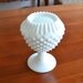 Fenton Ivy Bowl Milkglass Vase