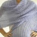 Lilac Wool Warm and Soft Scarf