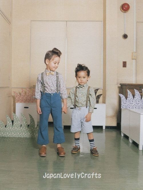 Children's Style Book of Liberty Print by Yoshiko Tsukiori - Japanese Sewing Patterns for Boys & Girls - B514