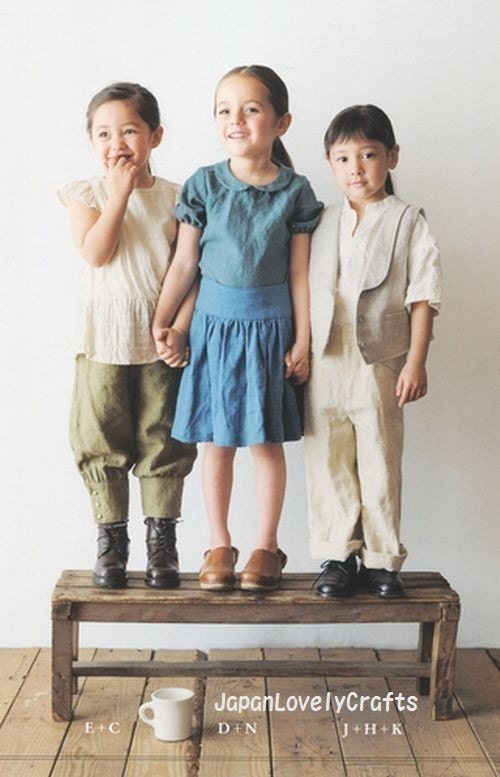 Lovely & Girly Girls Clothes by Akiko Mano - Japanese Sewing Pattern Book for Girl - B515