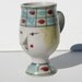 Vintage Mid Century Bjorn Wiinblad Made in Denmark Pottery Face Mug Vase