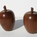 Vintage Danish Modern Wooden Apple Salt and Pepper Shakers