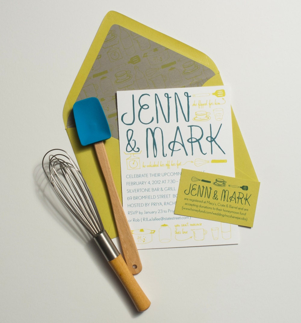 Recipe for Love Invitation