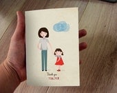 thank you card teacher