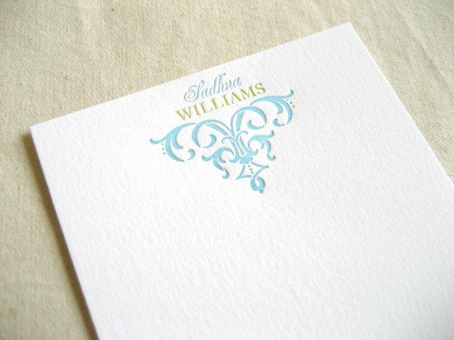 Lust Personalized Stationery-Set of 20