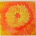 Original Painting, Fine Art,Silk Painting,FiberArt, (The Big Bang),20x21inches,Wall Art