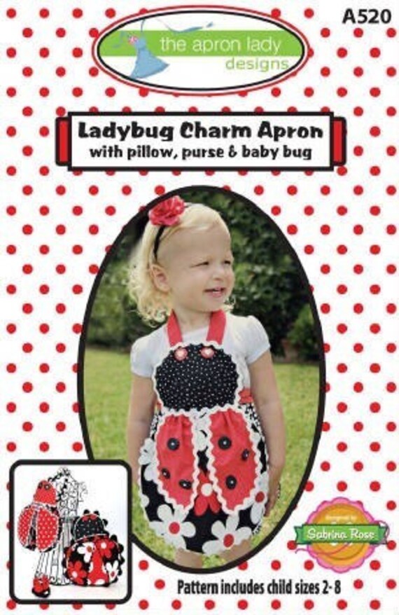 Girls Bag
/ Purse With Ladybug And Flowers , Crochet Pattern PDF