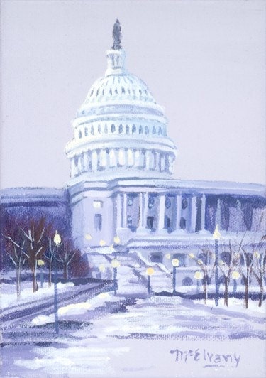 Capitol in Snow