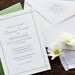 Letterpress Wedding Invitation - SAMPLE - Summer Picnic or Casual Country Outdoor Party