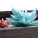 Vintage Carnival Fabric Flower Garland - 6 fabric flowers