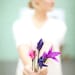Fabric Flower Cake Toppers