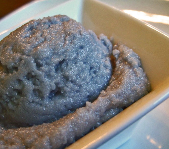 Nevermore (sugar scrub--leather, sandalwood, dark chocolate, chili pepper)