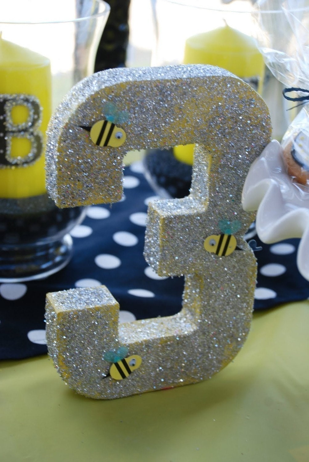 Glittery Number Or Letter, Bumble bee, Minnie Mouse, Mickey Mouse, Rainbow, Carnival, Candyland, Sweet Shoppe, Lollipop Party, A to Zebra Il_170x135